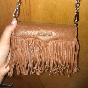 Rebecca Minkoff Fringe Leather Tech Crossbody